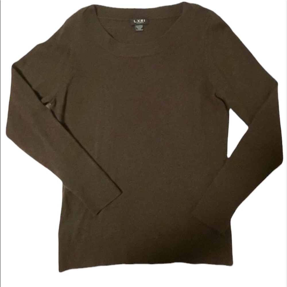 Brown cashmere sweater size L